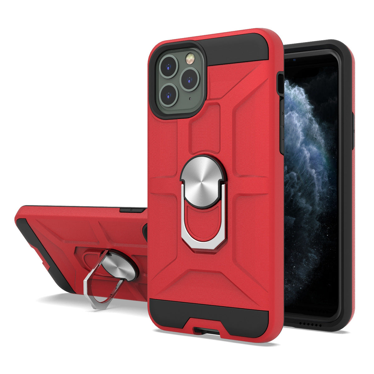 Étui de téléphone multifonctionnel de style mécanique