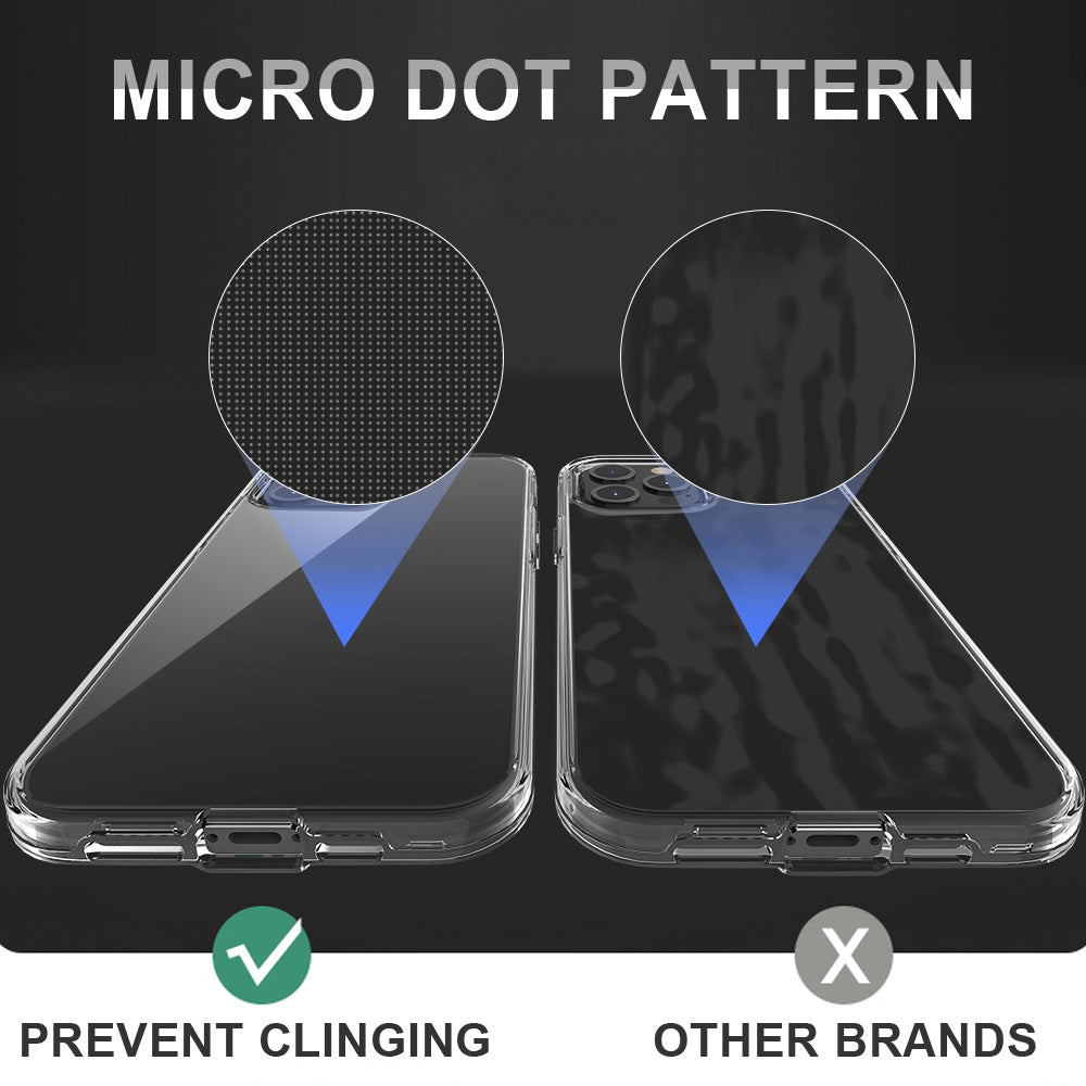 Nouvelle coque de téléphone en silicone transparente
