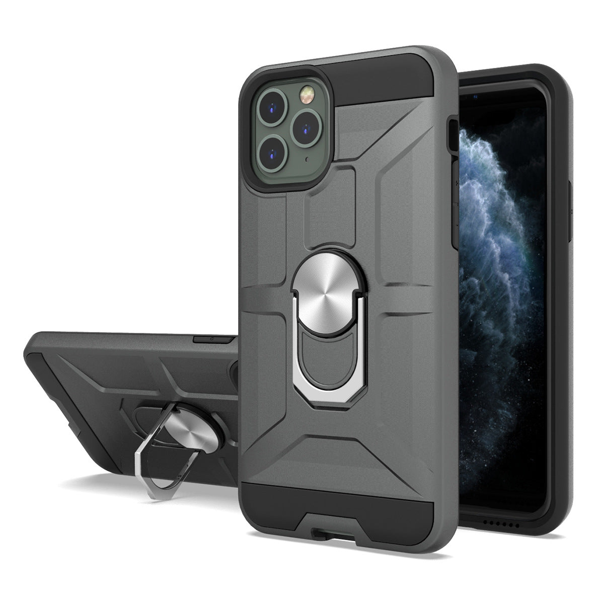 Mechanical style multifunctional phone case